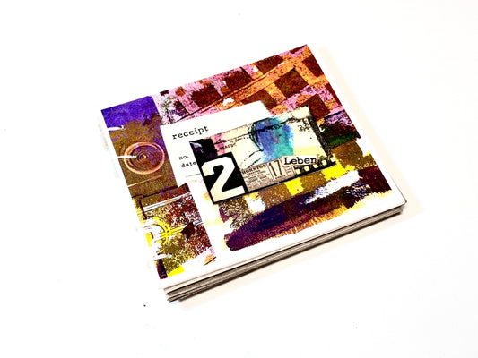 Notizbüchlein „Spuren sammeln“ - handgebunden