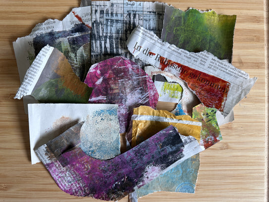 Atelierfundstücke · Set 02 – Schichten & Flächen