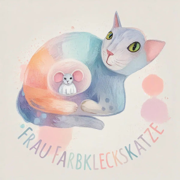 Frau Farbkleckskatze 