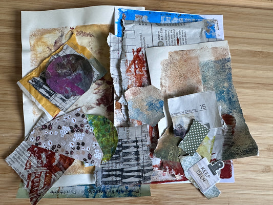 Atelierfundstücke · Set 01 – Spuren & Fragmente