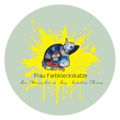 Frau Farbkleckskatze 